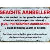 Cavetown Metalen Borden|Geachte aanbeller - metalen bord