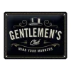 Metal Signs Metalen Borden|Gentlemen’s club mind your manners - metalen bord