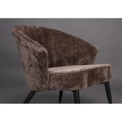 Dutchbone Fauteuils|Georgia Loungestoel Paars