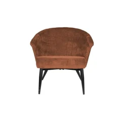 Dutchbone Fauteuils|Georgia Loungestoel Terracotta
