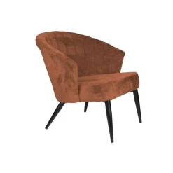 Dutchbone Fauteuils|Georgia Loungestoel Terracotta