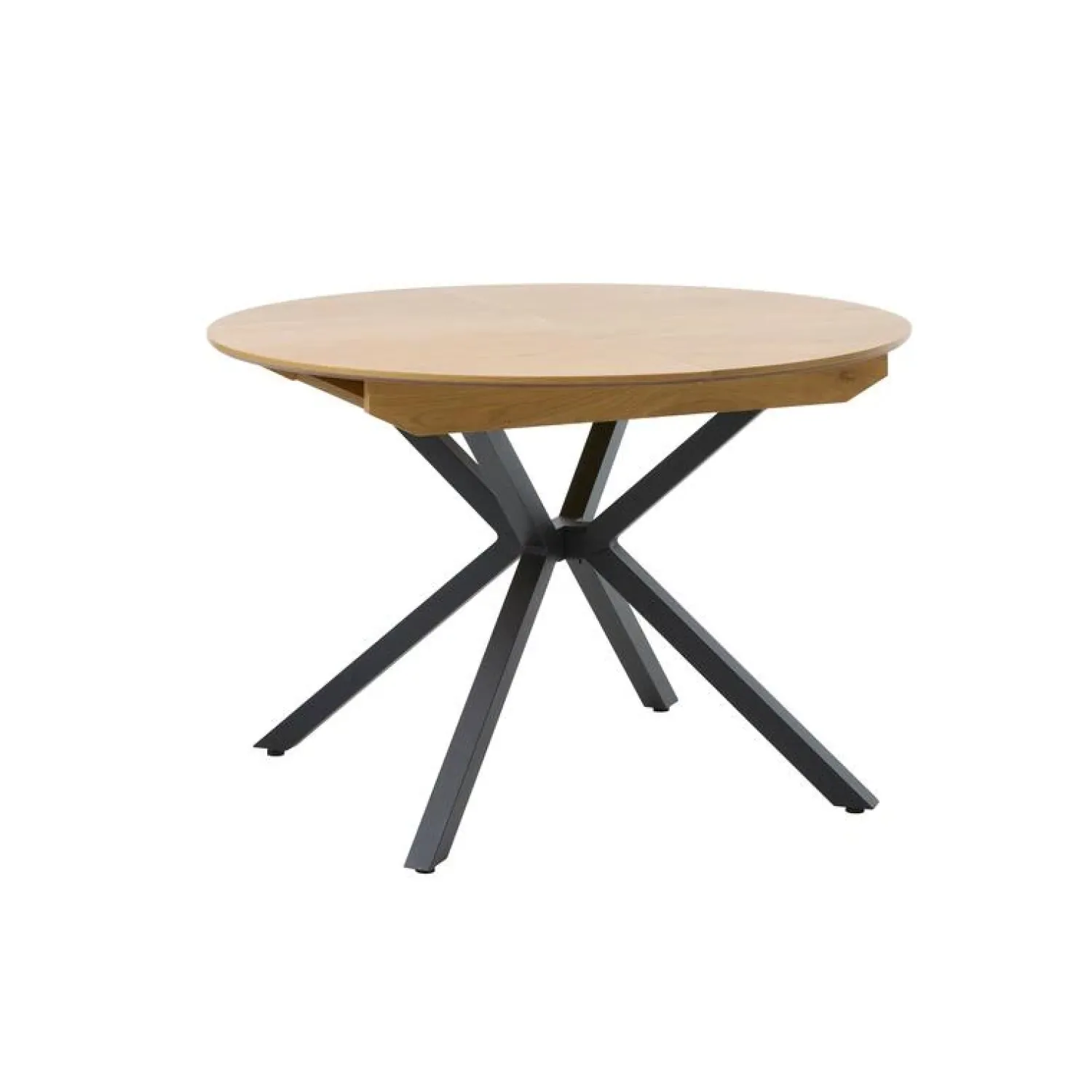 LykkeHome Eettafels|Gerard uitschuifbare ronde eettafel naturel 120-170cm
