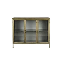 Dutchbone Dressoirs|Industriele Kasten|Gertlush Dressoir Goud 100cm