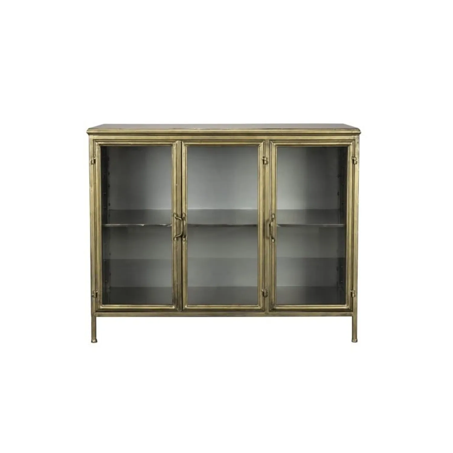 Dutchbone Dressoirs|Industriele Kasten|Gertlush Dressoir Goud 100cm