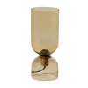 WOOOD Tafellampen|Gigi 1-lichts Tafellamp gehamerd glas naturel 38cm