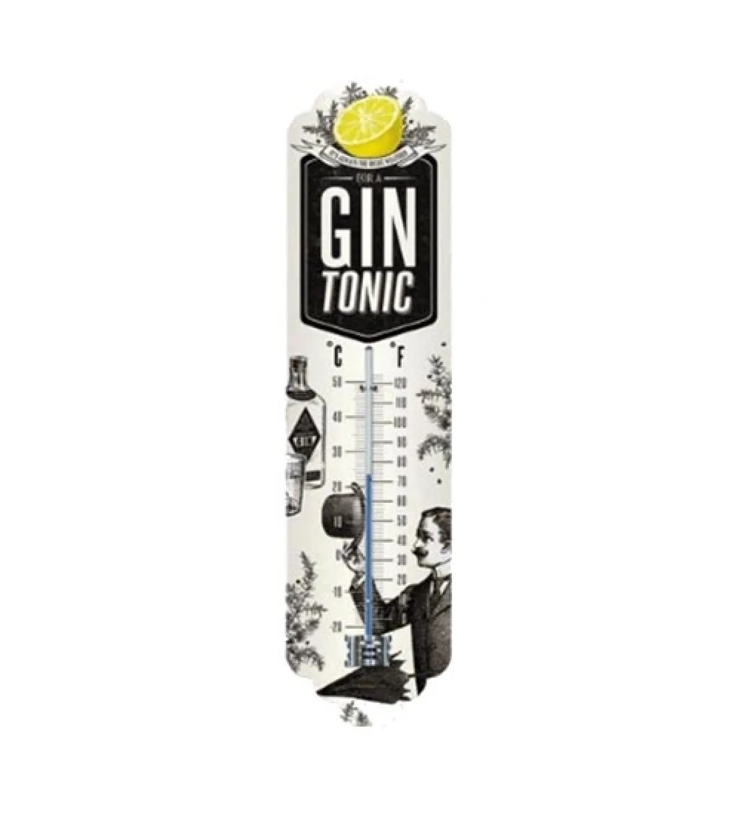 Metal Signs Thermometers|Metalen Borden|Gin tonic thermometer