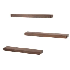 Kalfort Wandplanken|Wandplanken|Giorgia Wandplank Acaciahout set van 3 60cm