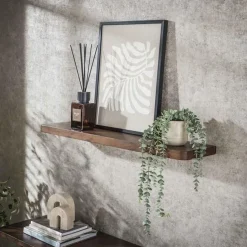 Kalfort Wandplanken|Wandplanken|Giorgia Wandplank Acaciahout Bruin 90cm