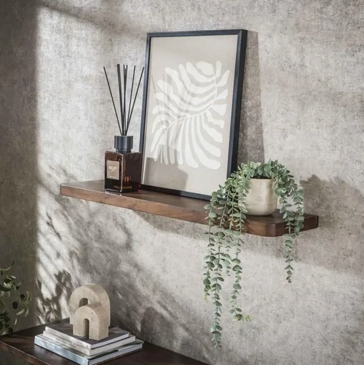 Kalfort Wandplanken|Wandplanken|Giorgia Wandplank Acaciahout Bruin 90cm