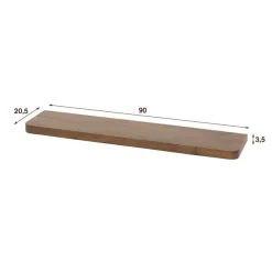 Kalfort Wandplanken|Wandplanken|Giorgia Wandplank Acaciahout Bruin 90cm
