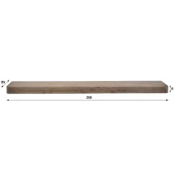 Kalfort Wandplanken|Wandplanken|Giorgia Wandplank hoog Acaciahout Bruin 200cm