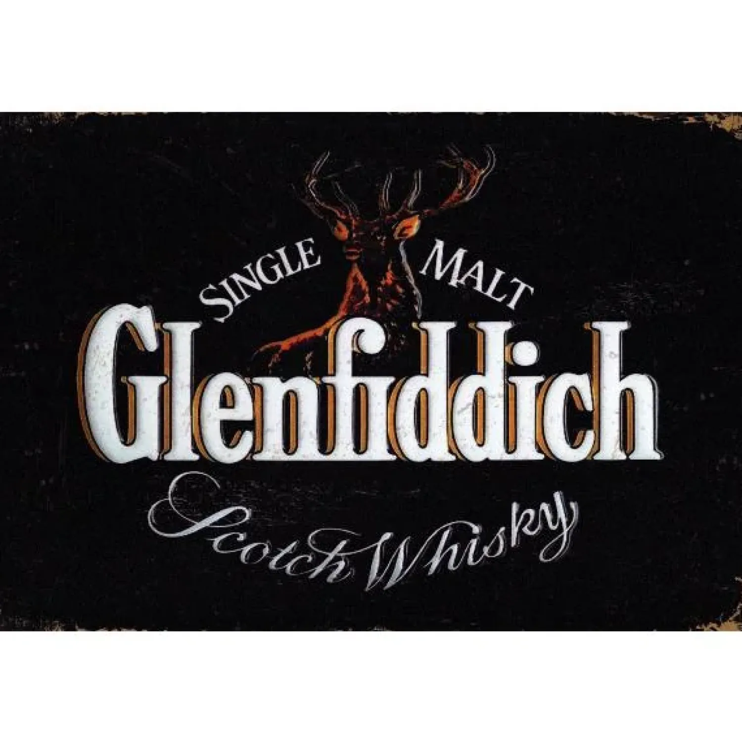 Cavetown Metalen Borden|Glenfiddich - metalen bord