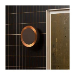 WOOOD Wandlampen|Gloomy Wandlamp Rond Bruin 30cm