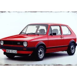 Cavetown Metalen Borden|Golf GTI - metalen bord