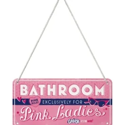 Cavetown Metalen Borden|Grease - Pink Ladies Bathroom - metalen bord