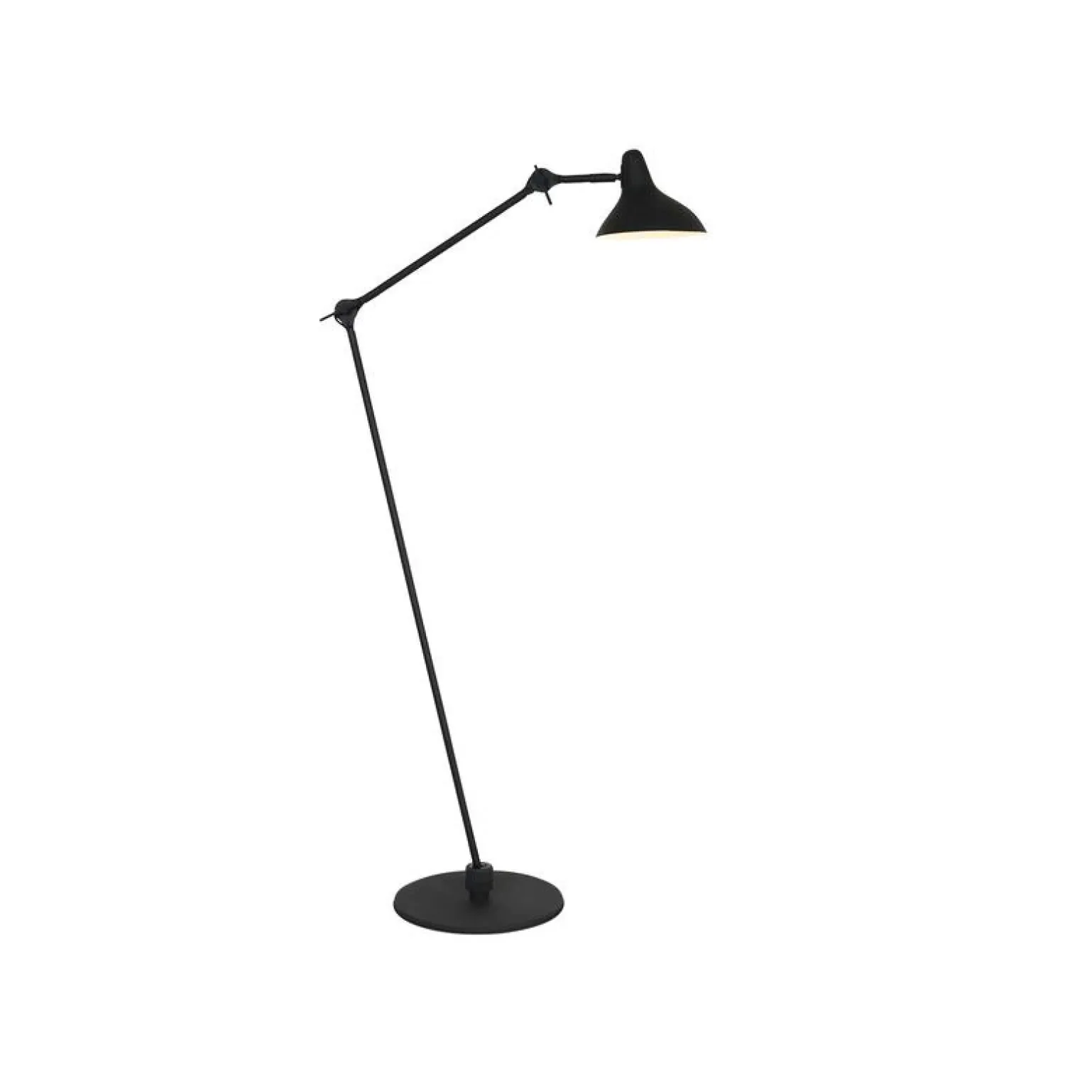Steinmex Booglampen|Greta 1-lichts Booglamp Zwart