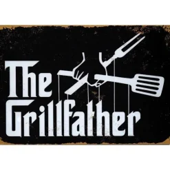 Cavetown Metalen Borden|Grill Father - metalen bord
