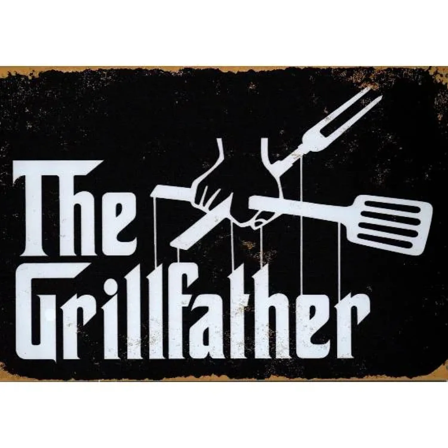 Cavetown Metalen Borden|Grill Father - metalen bord