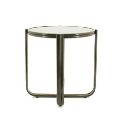 By Boo Bijzettafels|Groovy Bijzettafel rond Bruin 42cm