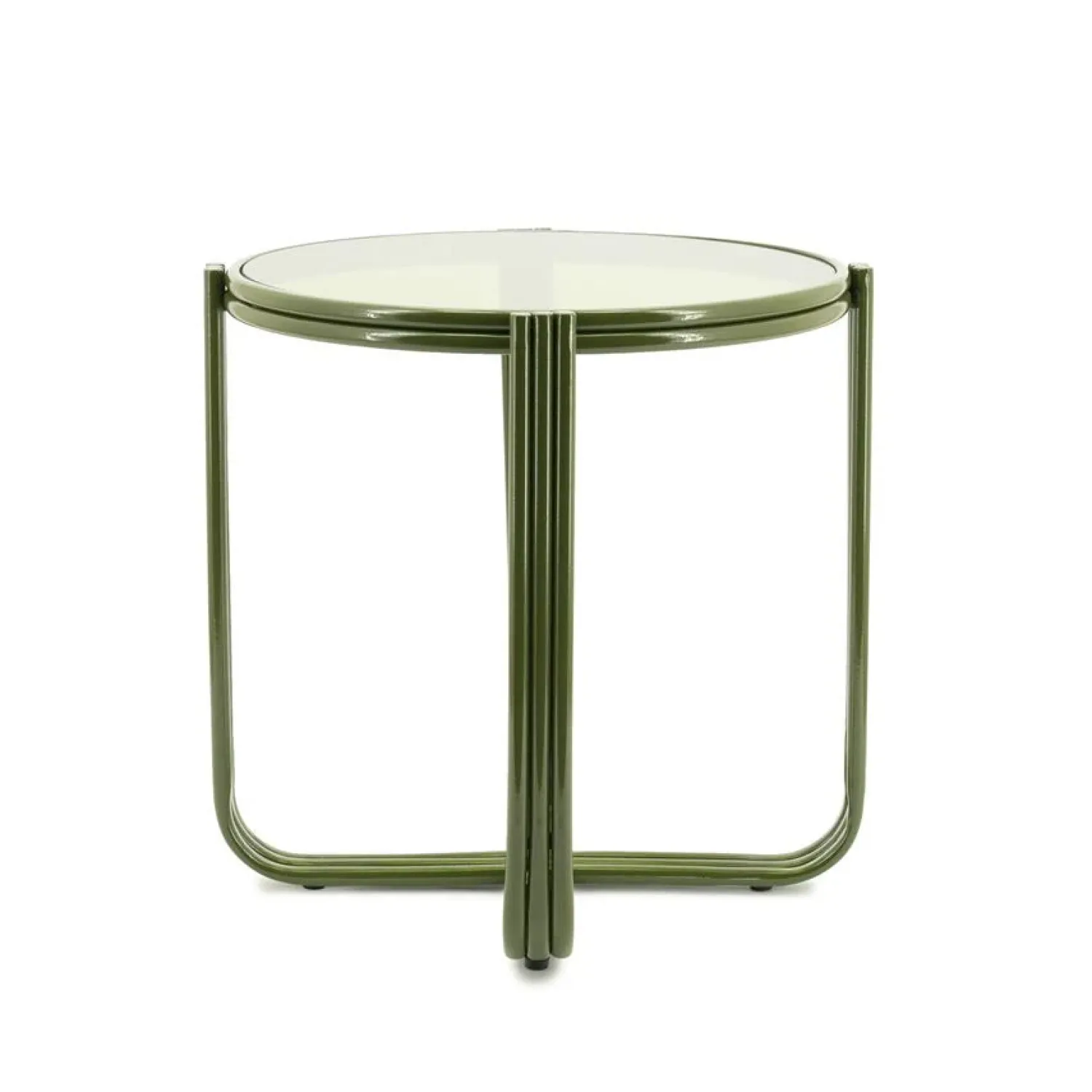 By Boo Bijzettafels|Groovy Bijzettafel rond Groen 42cm