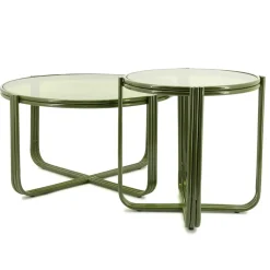 By Boo Bijzettafels|Groovy Bijzettafel rond Groen 42cm