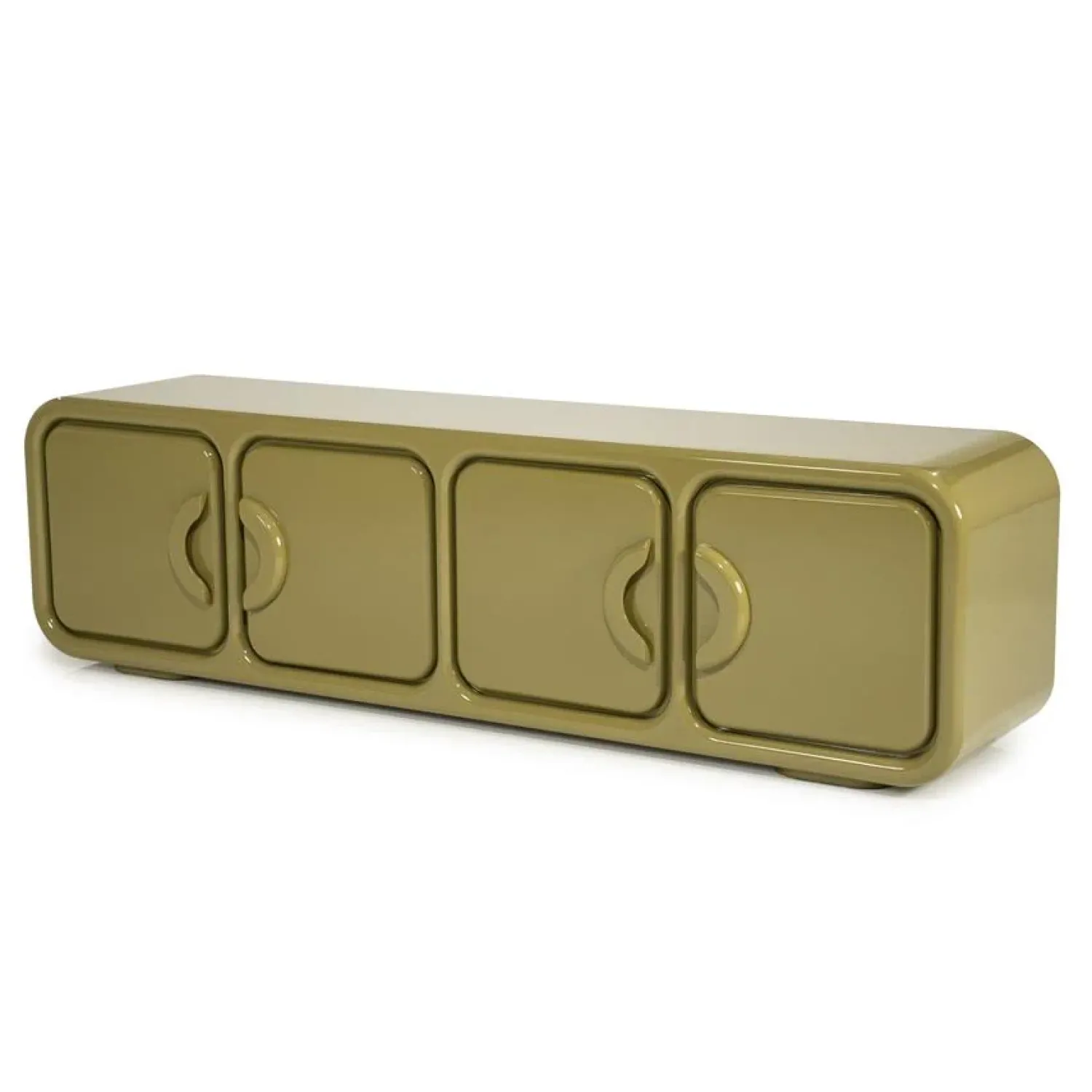 By Boo Dressoirs|Industriele Kasten|Gubby Tv meubel Groen 176cm