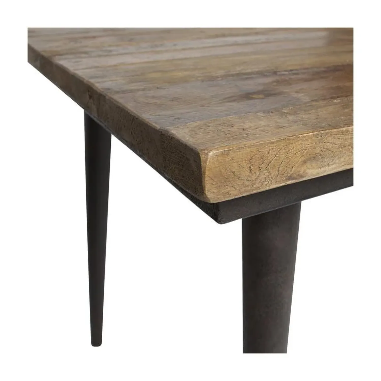 WOOOD Onderstellen|Guild Tafel naturel met zwart onderstel 220cm