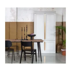 WOOOD Onderstellen|Guild Tafel naturel met zwart onderstel 220cm