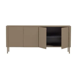WOOOD Dressoirs|Industriele Kasten|Gunnar Dressoir grenen mud 200 cm
