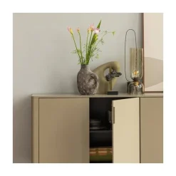 WOOOD Dressoirs|Industriele Kasten|Gunnar Dressoir grenen mud 200 cm