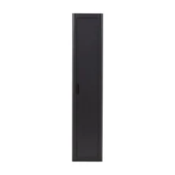 WOOOD Wandkasten|Industriele Kasten|Gunnar Smalle hoge kast grenen matzwart 45 cm