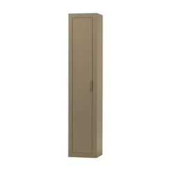 WOOOD Wandkasten|Industriele Kasten|Gunnar Smalle hoge kast grenen mud 45 cm