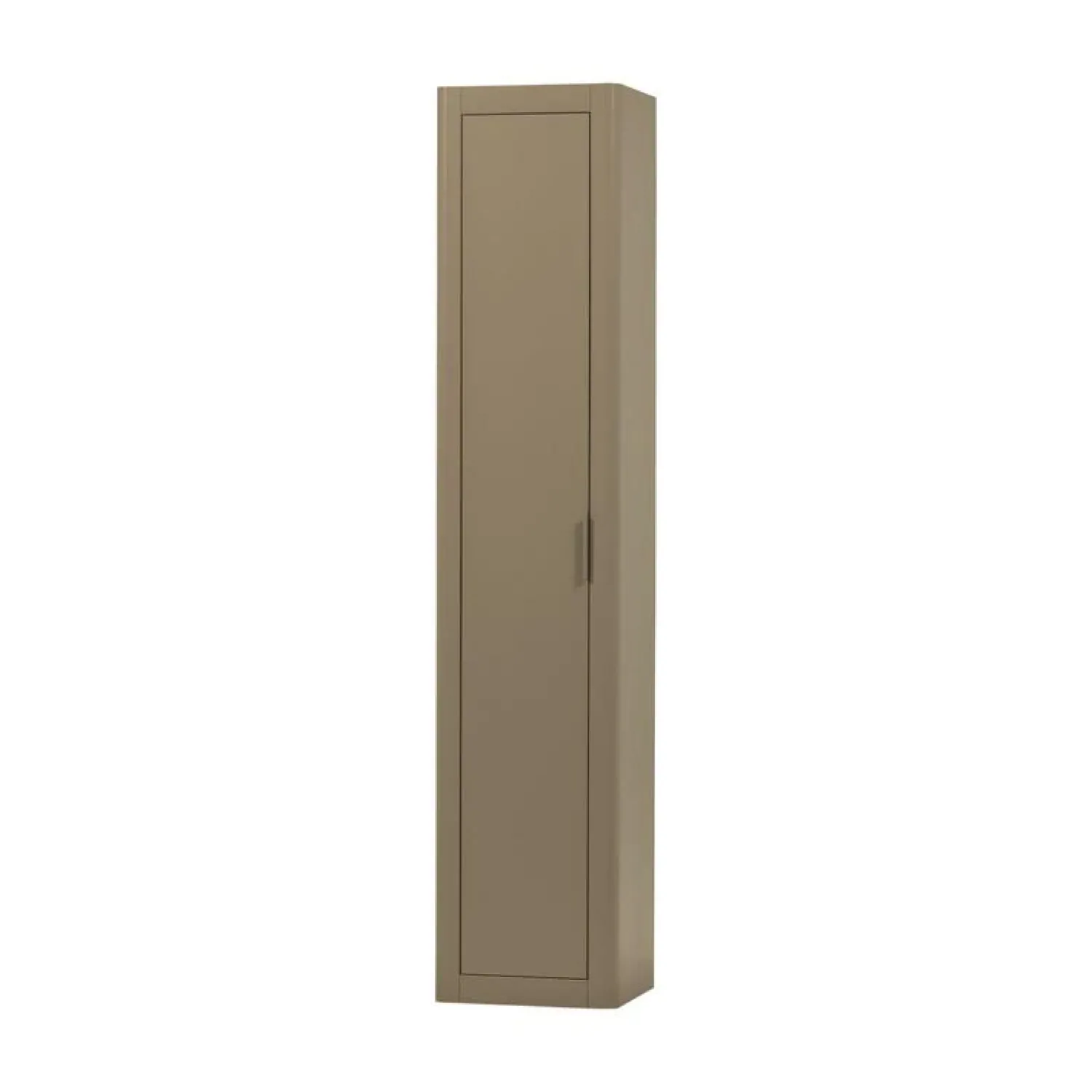 WOOOD Wandkasten|Industriele Kasten|Gunnar Smalle hoge kast grenen mud 45 cm