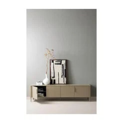 WOOOD Industriele Kasten|Tv Meubels|Gunnar Tv meubel grenen mud 200 cm