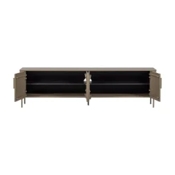 WOOOD Industriele Kasten|Tv Meubels|Gunnar Tv meubel grenen mud 200 cm