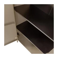 WOOOD Vitrinekasten|Industriele Kasten|Gunnar Vitrinekast grenen mud 85 cm