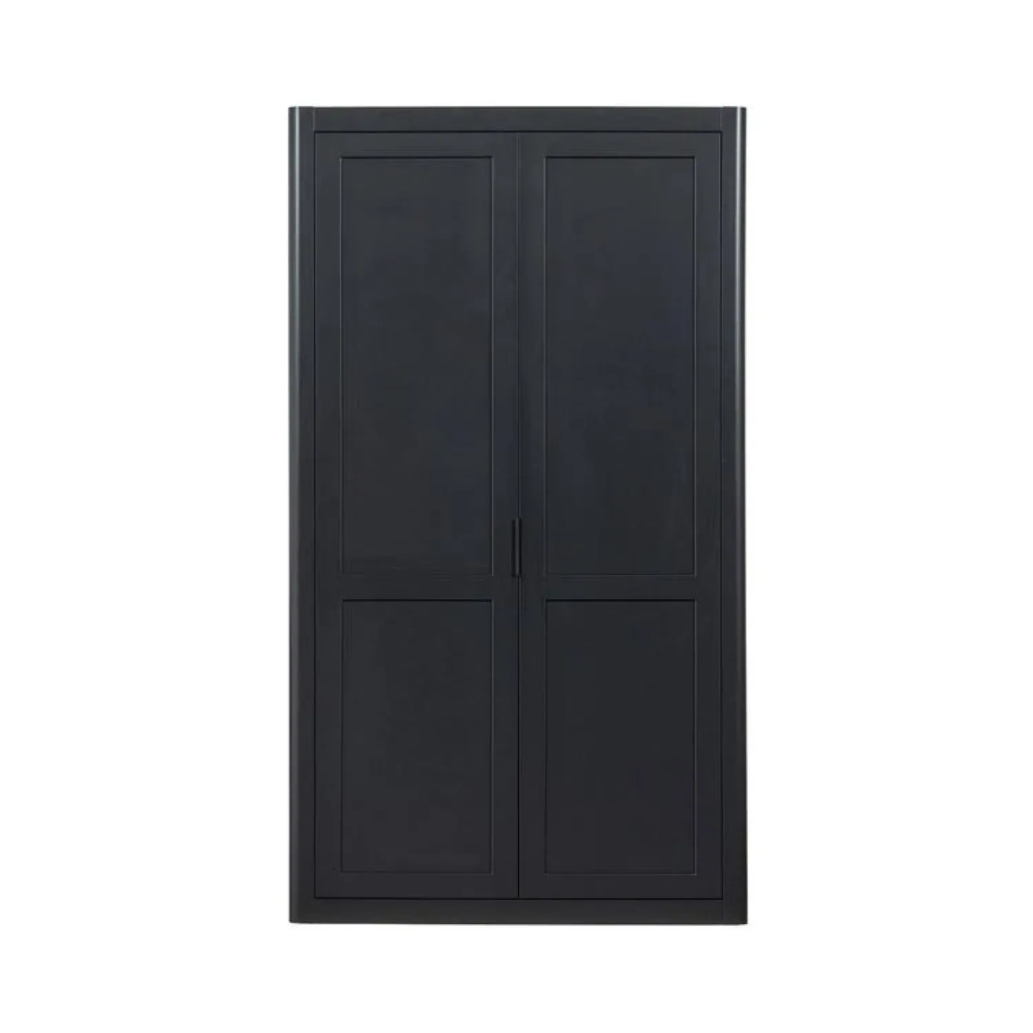WOOOD Wandkasten|Industriele Kasten|Gunnar Wandkast grenen matzwart/mud 120 cm