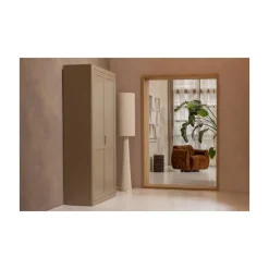WOOOD Wandkasten|Industriele Kasten|Gunnar Wandkast grenen mud 120 cm