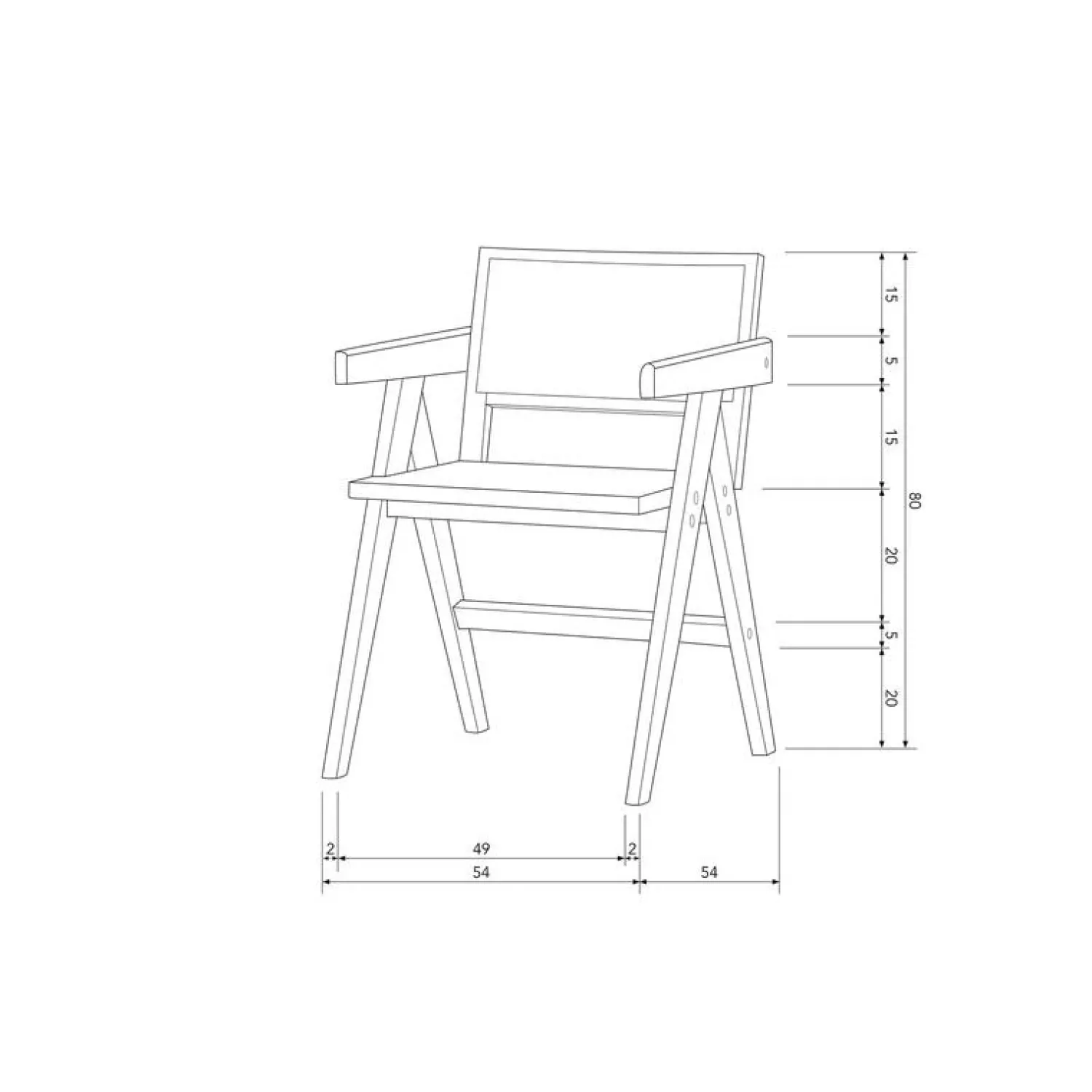 WOOOD Eetkamerstoelen|Gunn Eetkamerstoel rattan/hout zwart
