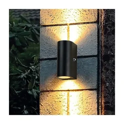 Steinmex Buitenverlichting|Gyosha 1-lichts Buitenlamp Zwart