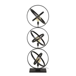 Kalfort Vloerlampen|Gyro 3-lichts Vloerlamp Zwart