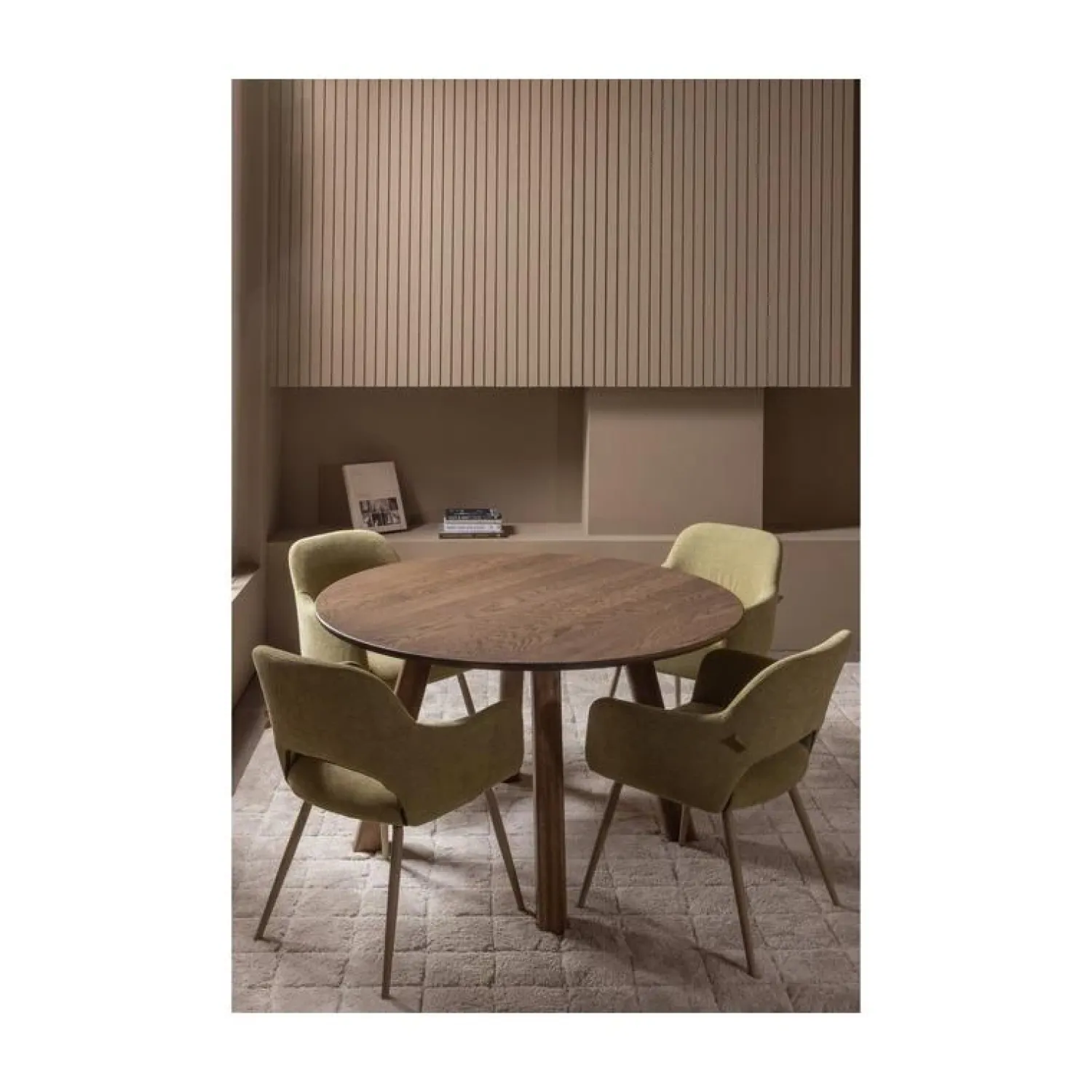 WOOOD Onderstellen|Haarlem 4-standen poot eiken cashmere brown set van 2
