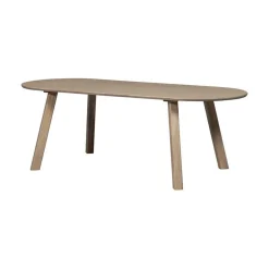 WOOOD Onderstellen|Haarlem 4-standen poot eiken pebble grey set van 2