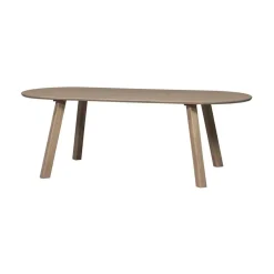 WOOOD Onderstellen|Haarlem 4-standen poot eiken pebble grey set van 2
