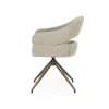 Eleonora Eetkamerstoelen|Hailey Eetkamerstoel Taupe stof