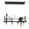 Steinmex Hanglampen|Hanglamp Buckley met rek 4-lichts