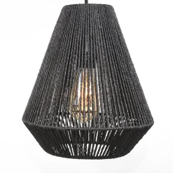 Label51 Hanglampen|Hanglamp Ibiza 2-Lichts Zwart Jute