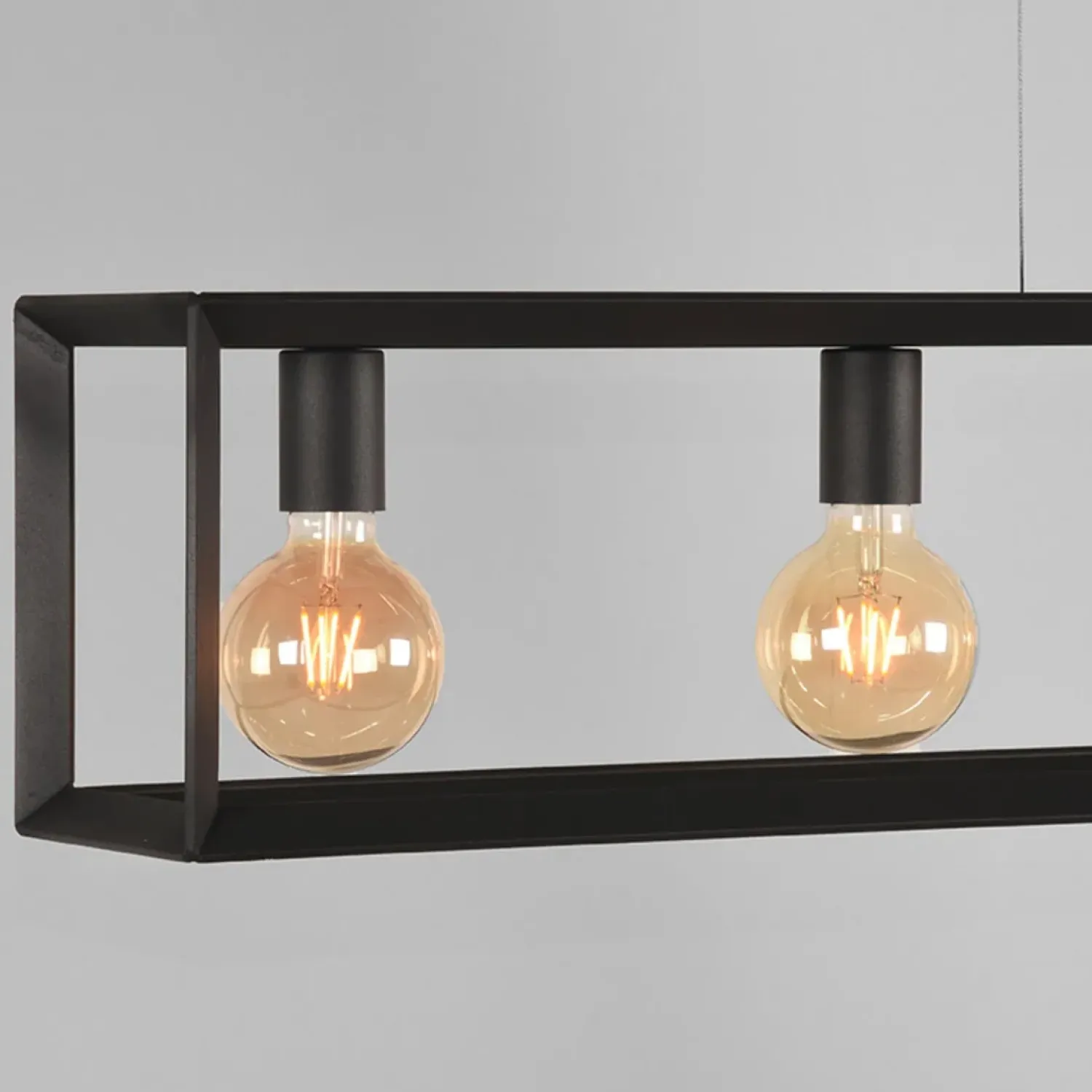 Label51 Hanglampen|Hanglamp 5-lichts Tetto Zwart Metaal