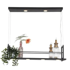 Steinmex Hanglampen|Hanglamp Linh met rek 6-lichts