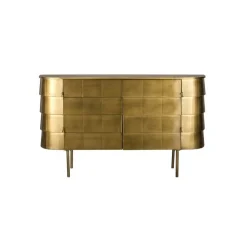 Dutchbone Dressoirs|Industriele Kasten|Hanna Dressoir Goud 117cm